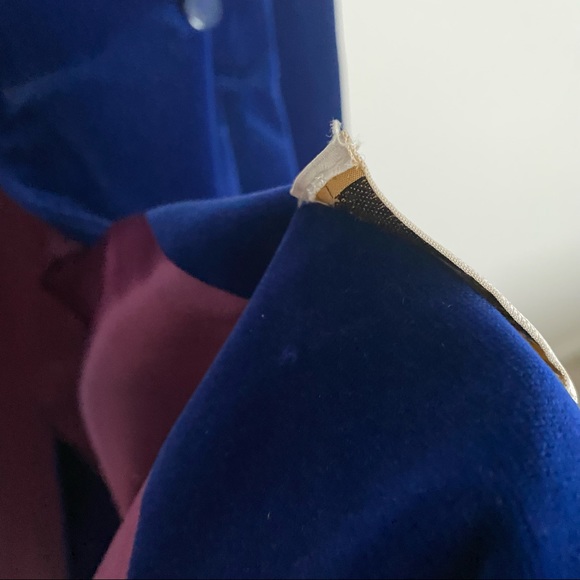 Carol Cohen Drizzle Vintage velour trench coat - Picture 12 of 12